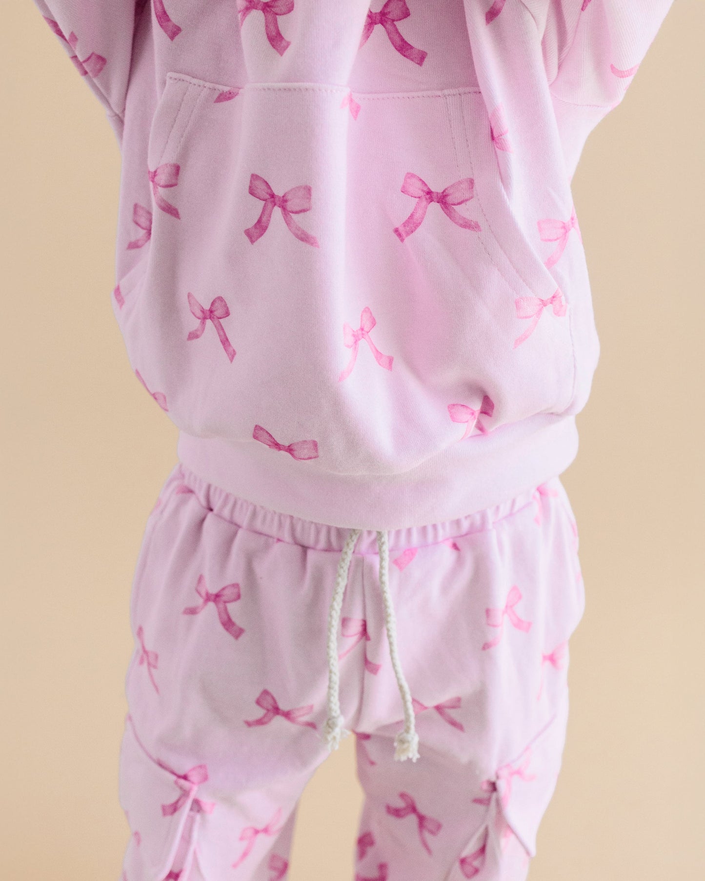 Cargo Jogger Set | Pink Bows