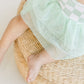 Tutu Romper | Checkered Mint