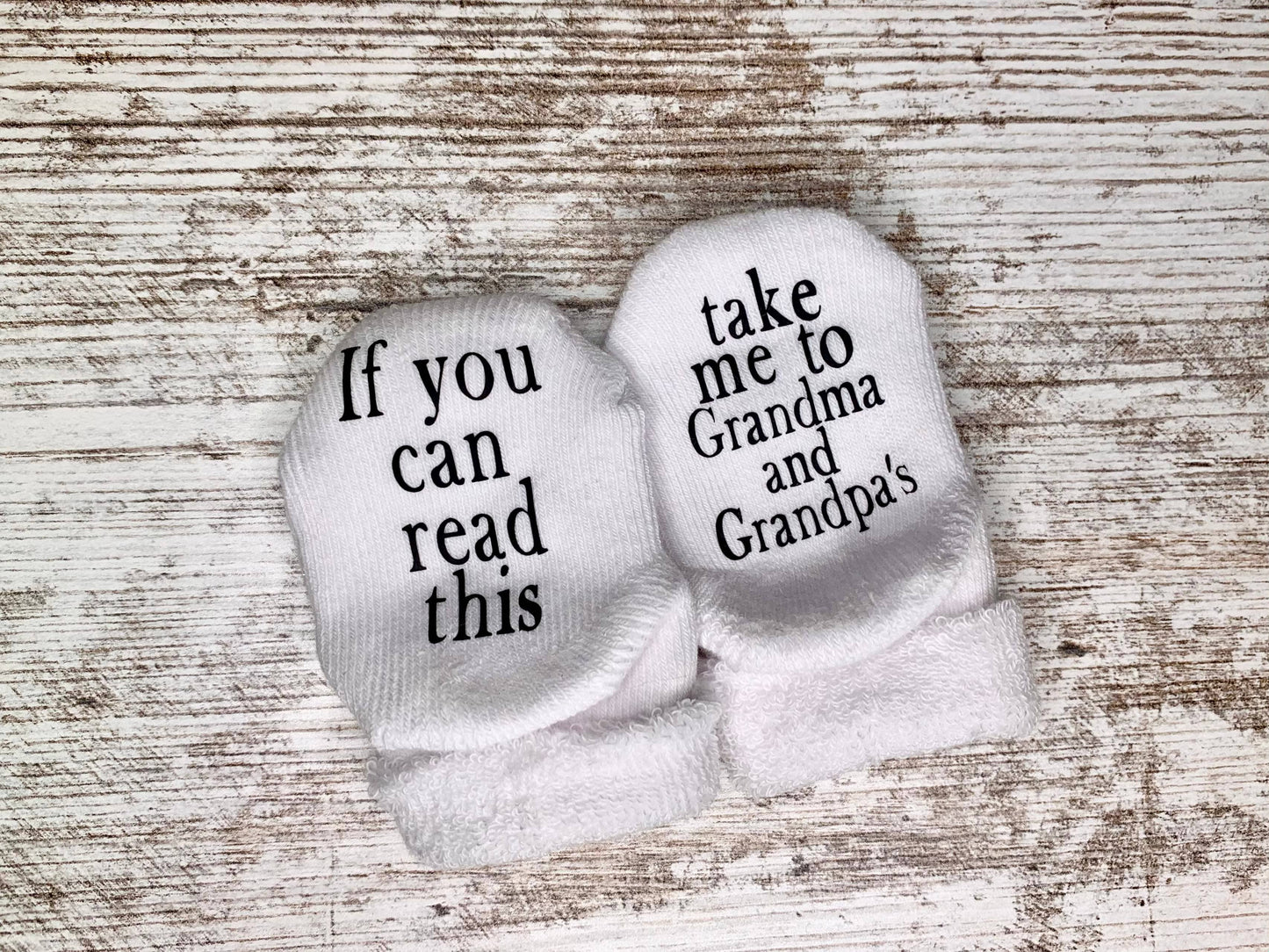 Take Me to Grandma and Grandpas Baby Socks | Grandparents