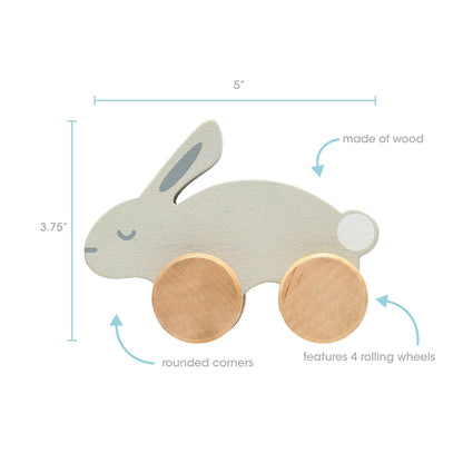 Wooden Toy Bunny, Baby & Toddler Toy, Nursery Decor