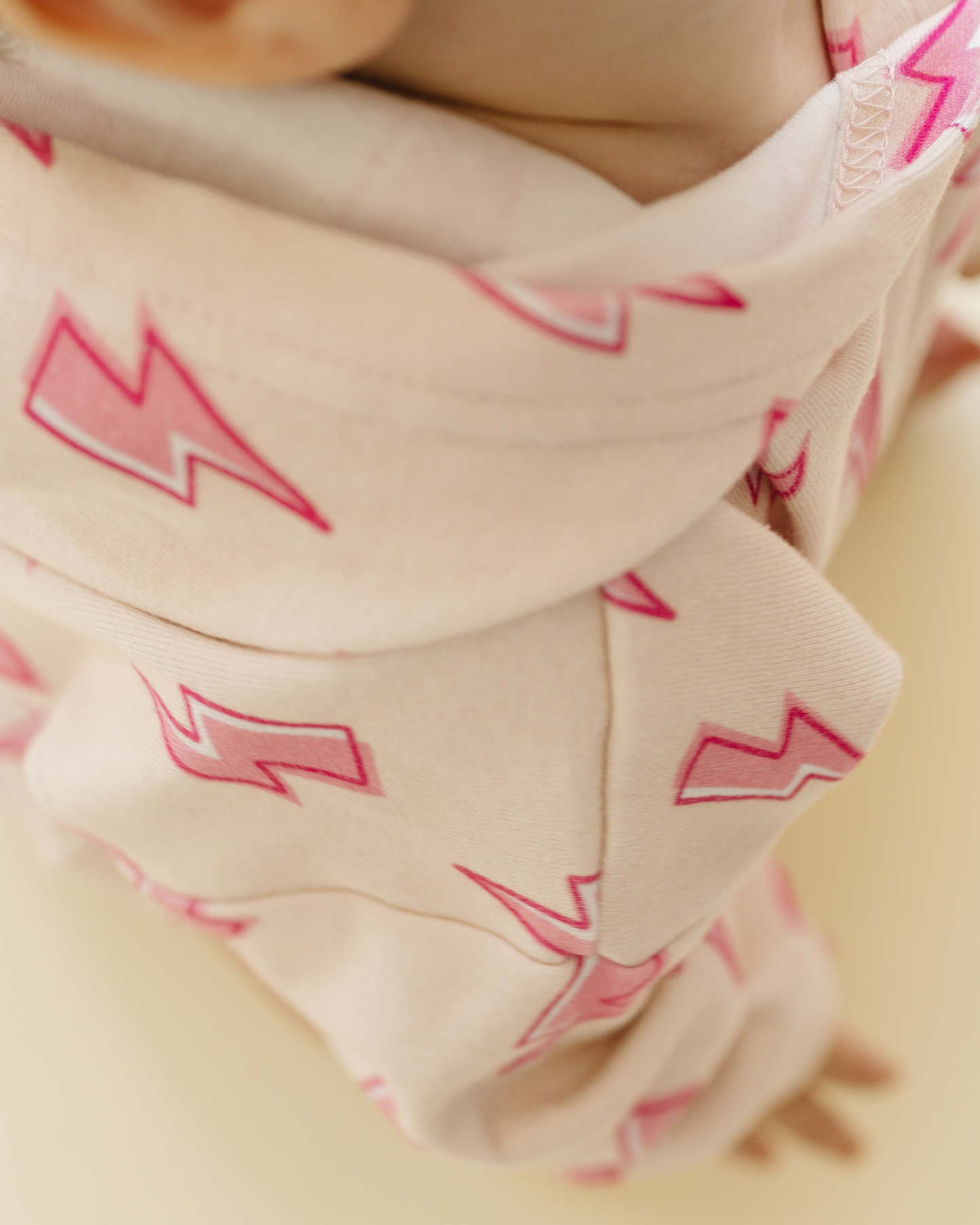 Hooded Bubble Romper | Pink Bolts