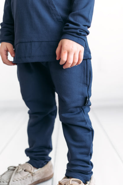 HAREM PANTS- Navy