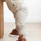 BAMBOO RIB LEGGINGS- Mushroom