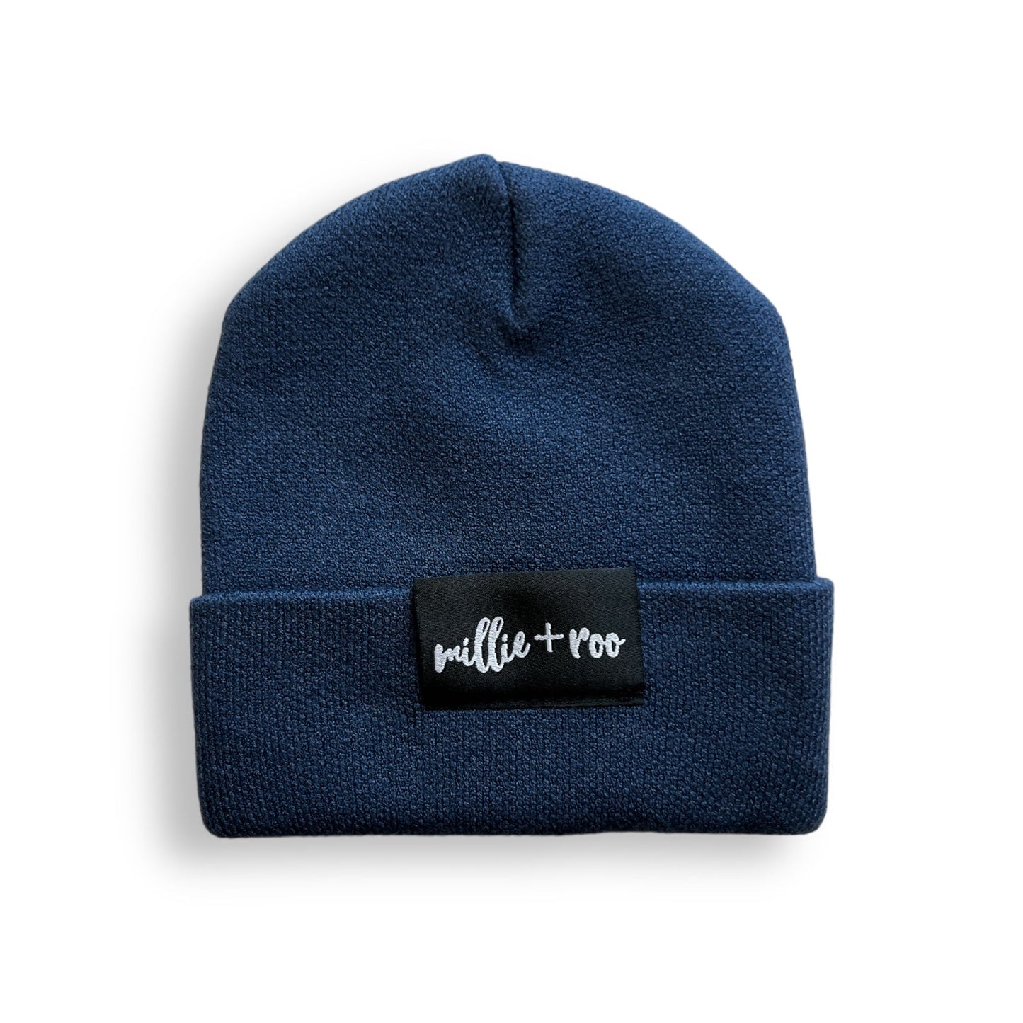 BAMBOO CUFF BEANIE- Navy