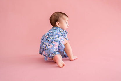 Lillian Floral Bamboo Ruffle Bummies