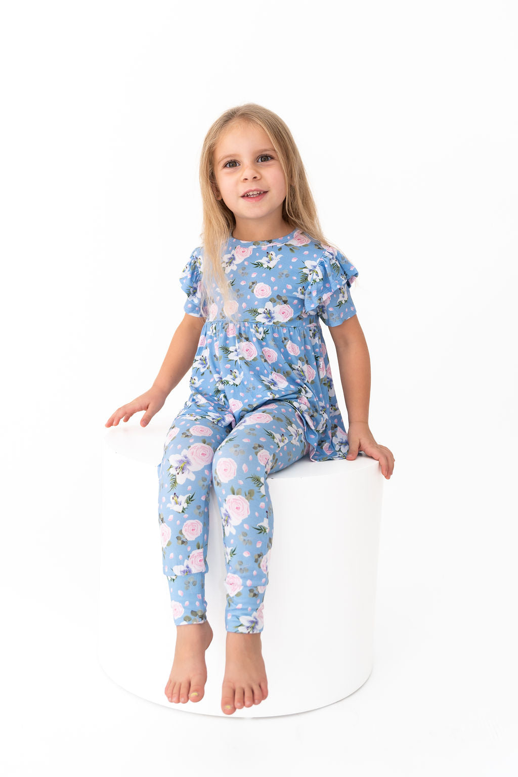 Lillian Floral Bamboo Peplum