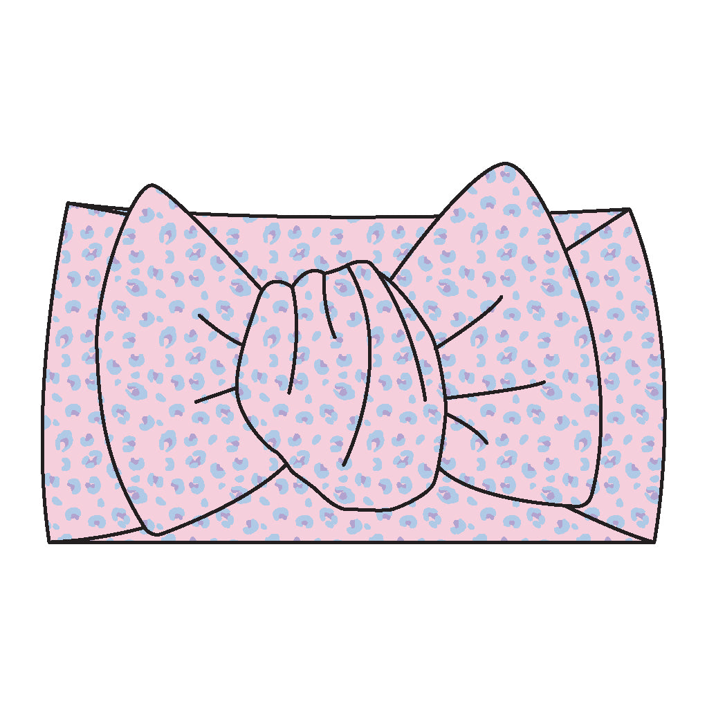 Lillian Leopard Bamboo Headwrap Bow