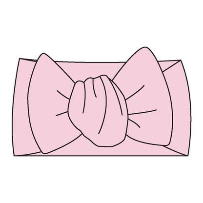 Lillian Pink Bamboo Headwrap Bow