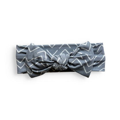 HEADBAND- Blue Mudcloth Bamboo Viscose