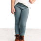 BAMBOO RIB LEGGINGS- Slate