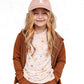ZIP HOODIE- Bark Bamboo French Terry