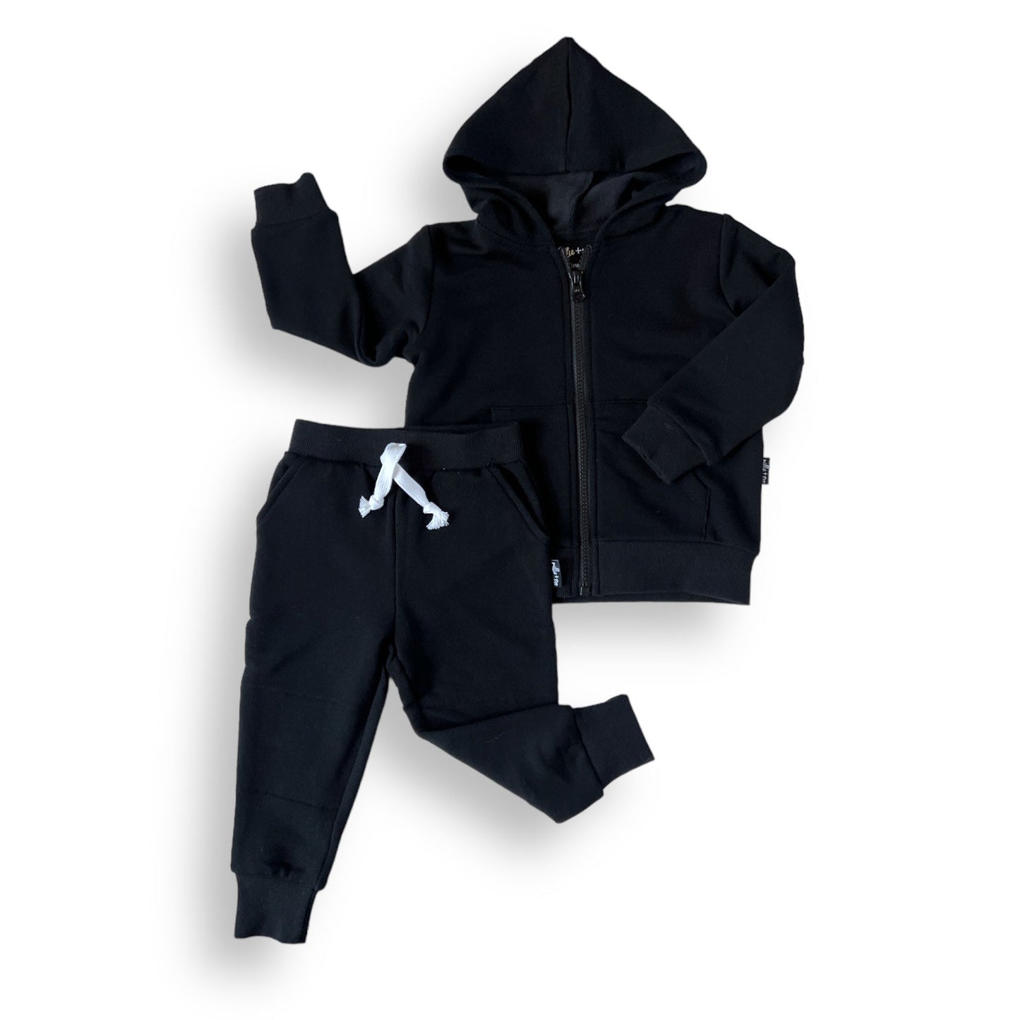 ZIP HOODIE- Midnight Bamboo French Terry