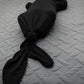 BAMBOO KNOTTED GOWN- Midnight Black