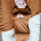 BAMBOO KNOTTED GOWN- Caramel