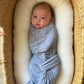 BAMBOO BLANKET - Blue Mud Cloth