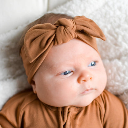 HEADBAND- Caramel Bamboo Viscose