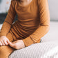 LONG SLEEVE 2 PIECE SETS- Caramel Bamboo