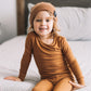 LONG SLEEVE 2 PIECE SETS- Caramel Bamboo