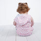 BAMBOO HOODIE TANK- Pink Dizzy Check