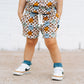 BAMBOO JOGGER SHORTS- Beige Happy Smiles