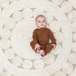 ZIP ROMPER - Bark Ribbed