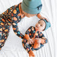 ZIP ROMPER - Pumpkin Leaves