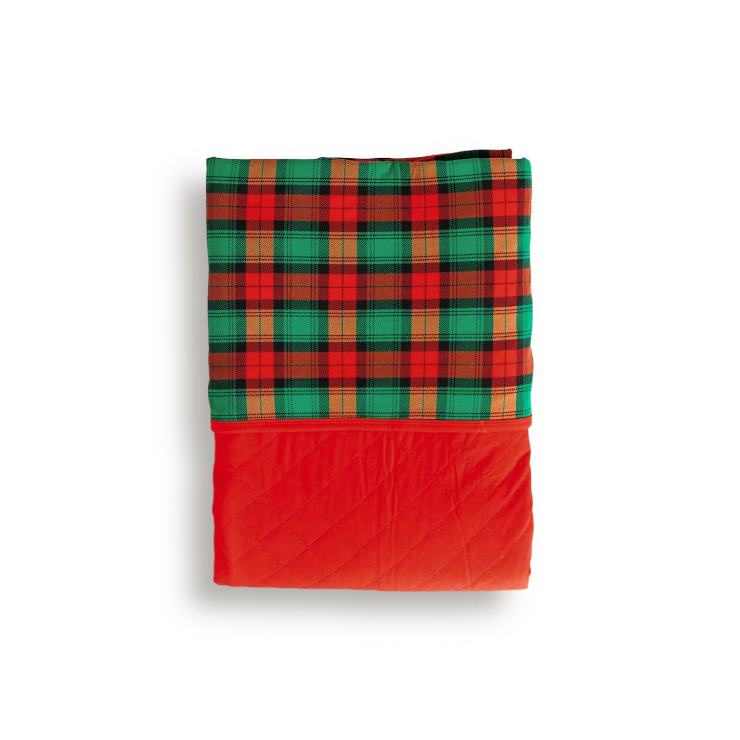 XL QUILTED BAMBOO BLANKET- Classic Tartan