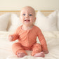 ZIP ROMPER - Red Rock Ribbed