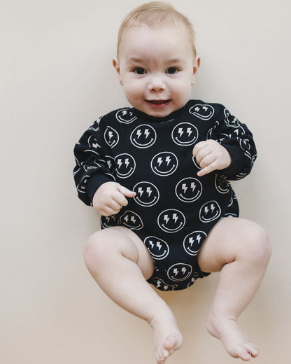 Bubble Romper | Electric Smiley