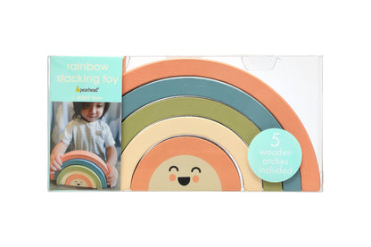 Wooden Stacking Rainbow Baby & Toddler Toy Nursery Decor